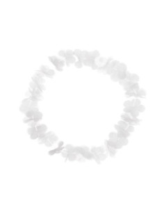 Collar hawaii 46cm blanco | Ducaval | Envías 24/48 horas 