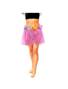 Falda Hawaiana 30cm rosa | Ducaval | Envíos 24/48 horas