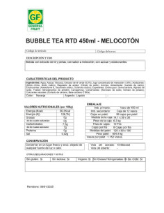  Bubble fruit peach 450 ml| Ducaval | Envías 24/48 horas 