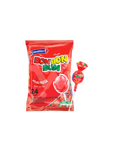 Bon Bon Bum strawberry 24u | Ducaval | Envíos 24/48 horas