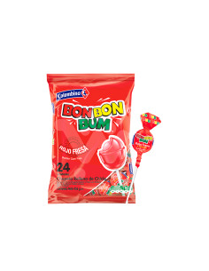 Bon Bon Bum strawberry 24u | Ducaval | Envíos 24/48 horas