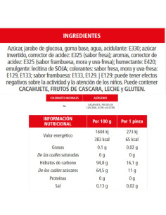 Bon bon bum berry explosion 100ud | Ducaval | Envías 24/48 horas 