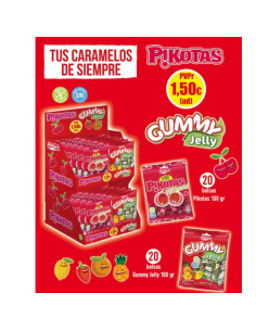 Lote dulciora gummy y pikoas 100g | Ducaval | Envías 24/48 horas 