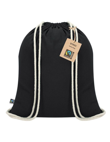 Mochila dikes fairtrade negro | Ducaval | Envías 24/48 horas 