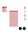 Cortina foil corazones rojos 1x1.90m 1ud | Ducaval | Envías 24/48 hor