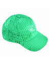 Gorra lentejuela verde