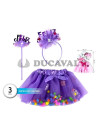 Set tutú y diadema feliz cumple