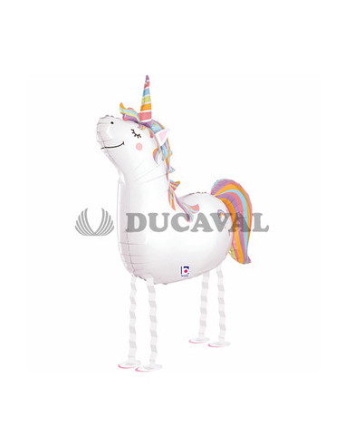 Globo foil unicornio andador