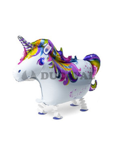 Globo foil unicornio andador