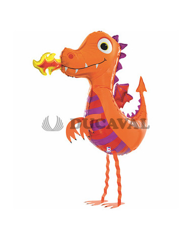 Globo foil dragon andador