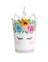 Vaso unicornio iridiscente 270cc 6 unidades | Ducaval | Envíos 24/48 