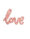 Globo poliamida palabra LOVE oro rosado 102cm | Ducaval | Envíos 24/4