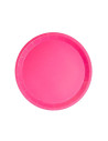 plato llano rosa fucsia BIODEGRADABLE 20.5cm 10ud | Ducaval | Envíos 