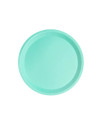 Plato llano verde menta BIODEGRADABLE 17cm 12ud | Ducaval | Envíos 24