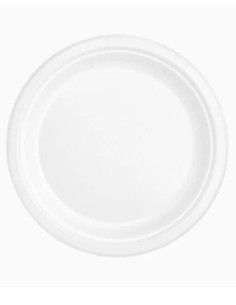 Plato llano 26 cm 50 und compostable | Ducaval | Envías 24/48 horas 
