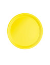 plato llano amarillo BIODEGRADABLE 20.5cm 10ud | Ducaval | Envíos 24/
