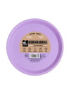 plato llano lavanda BIODEGRADABLE 20.5cm 10ud | Ducaval | Envíos 24/4