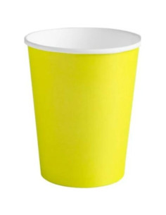 Vaso verde lima cartón BIODEGRADABLE 270cc 10ud | Ducaval | Envíos 24