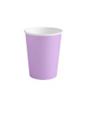 Vaso lavanda cartón BIODEGRADABLE 270cc 10ud | Ducaval | envios 24/48