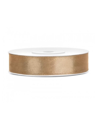 Cinta rosa oro claro satin 1.2cm x 25M | Ducaval | Envías 24/48 horas