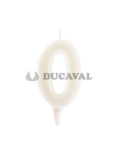 Vela fluorescente amarillo nº0  Disfraces Ducaval