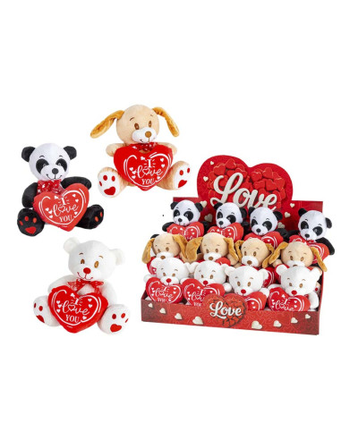 Peluche corazón i love you 21CM | Ducaval | Envías 24/48 horas 