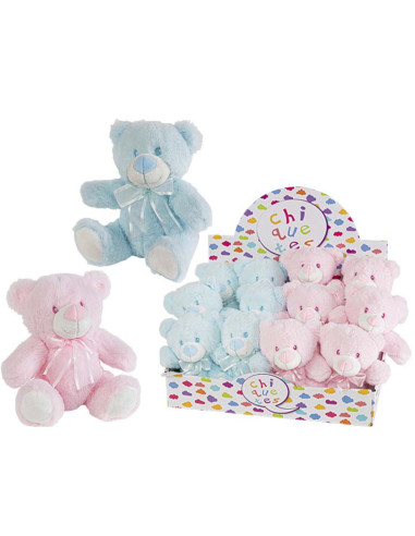 Peluche oso rosa y azul 21CM | Ducaval | Envías 24/48 horas 