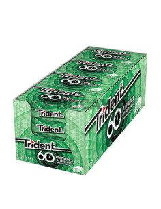 Trident 60 minutos hierbabuena 16 packs | Ducaval | Envíos 24/48 hora