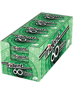 Trident 60 minutos hierbabuena 16 packs | Ducaval | Envíos 24/48 hora