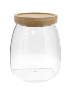 Tarro borosilicato y bambú 1000ml | Ducaval | Envías 24/48 horas 