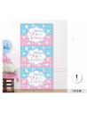Cortina flecos cuadros gender reveal 1*2M | Ducaval | Envías 24/48 ho