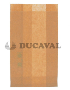 Bolsas papel kraf 12+6x20cm  Disfraces Ducaval