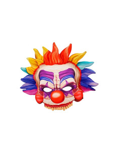 Mascara tela payaso asesino multicolor | Ducaval | Envías 24/48 horas