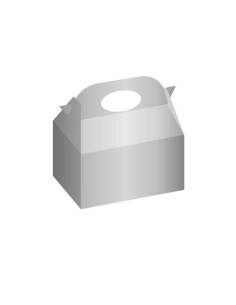 Cajas regalo plata 16x16x10.5CM | Ducaval | Envíos 24/48 horas