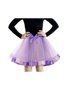 Tutu lazo 30 CM bicolor lila/rosa| Ducaval | Envías 24/48 horas