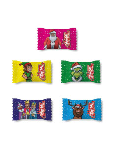 Caramelos corazón 3D Feliz Navidad  | Ducaval | Envías 24/48 horas 