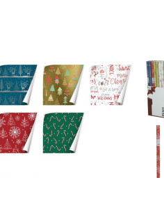 Rollo papel regalo xmas 0.7X2M | Ducaval | Envías 24/48 horas 