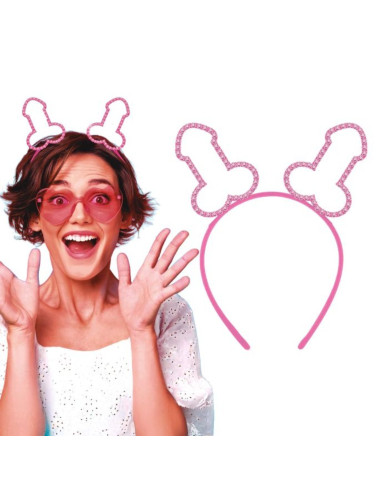 Diadema penes brillantes metálica | Ducaval | Envías 24/48 horas 
