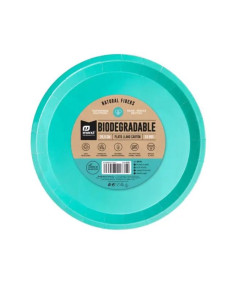 plato llano verde menta bio 20.5cm 10ud | Ducaval | Envíos 24/48 hora