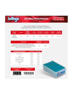 Jellings pintalenguas 60 unidades