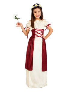 Disfraz Medieval blanco. Ducaval 2448 h envios