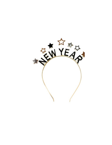 Diadema metálica navidad new year | Ducaval | Envías 24/48 horas 