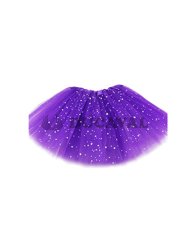 Tutu de purpurina morado infantil | Ducaval | Envíos 24/48 horas 