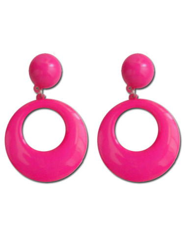 Pendiente pequeño rosa claro
