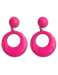 Pendiente pequeño rosa claro