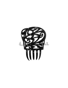 Peineta negra pequeña
