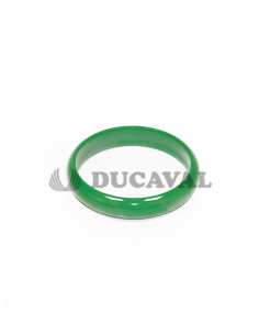 Pulsera sevillana grande verde oscuro