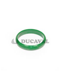 Pulsera sevillana grande verde oscuro