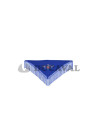 Mantón pequeño bordado azul royal
