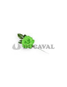 Flor sevillana mediana verde pistacho | Ducaval |
